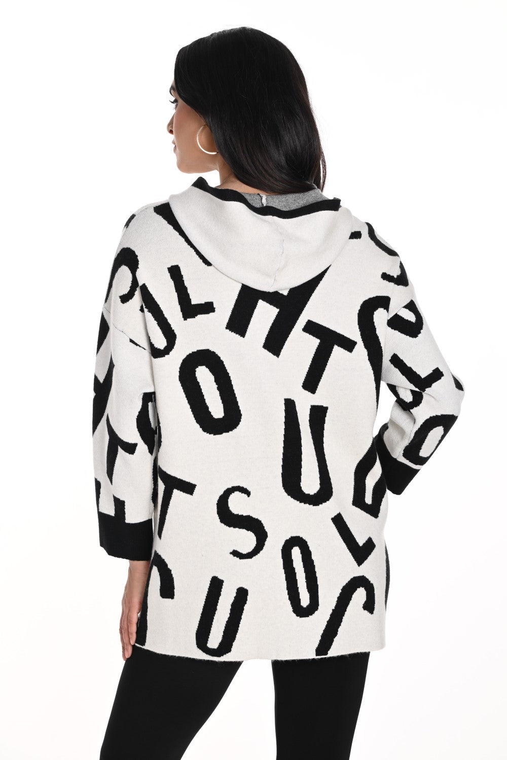 Frank Lyman Sweater 243505U Off-White/Black