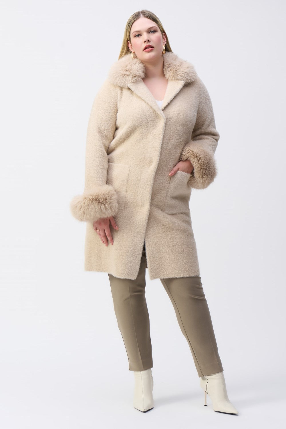 Joseph Ribkoff Sweater Coat 243923-Emp Empress