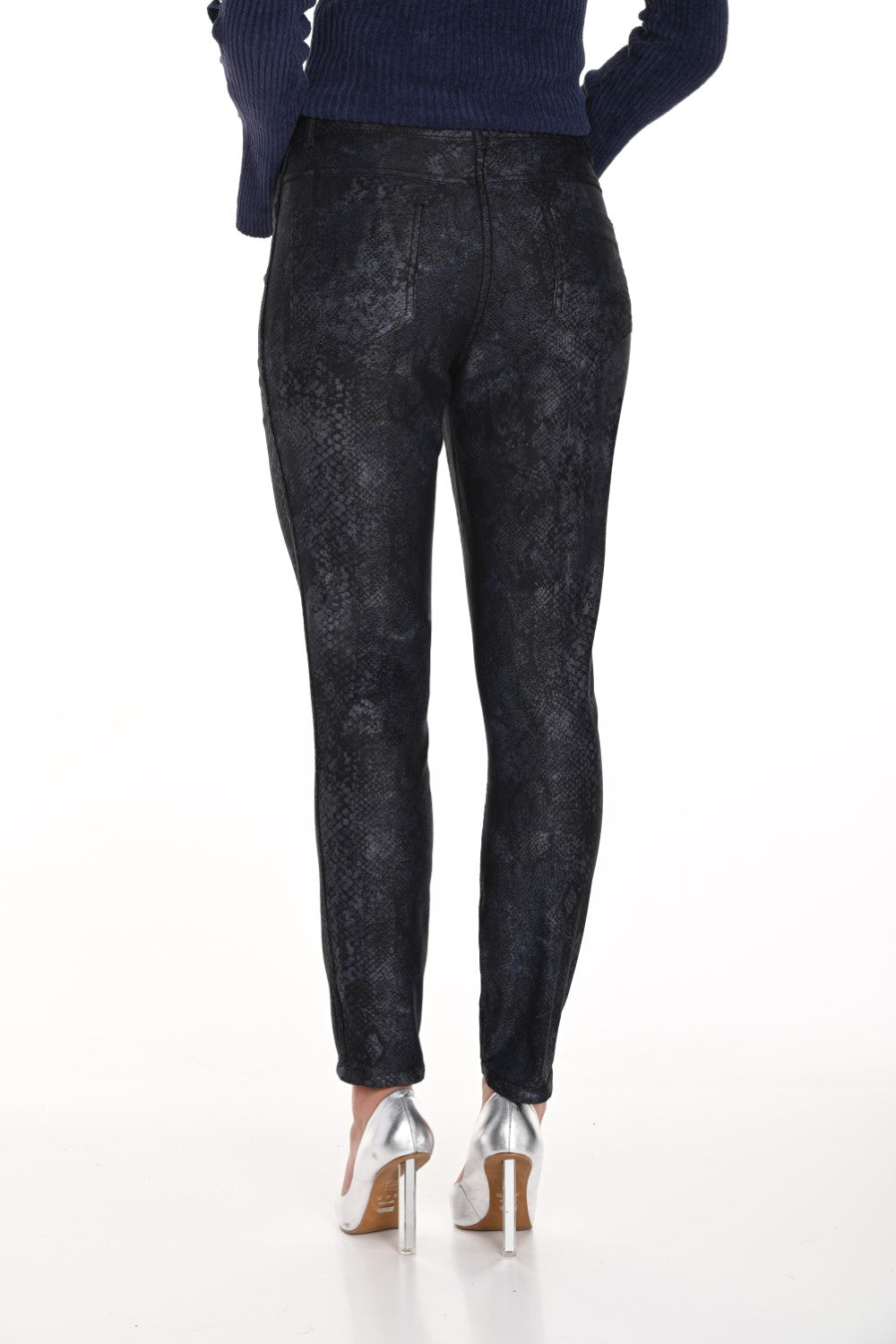 Frank Lyman Pant réversible 244629u bleu / noir