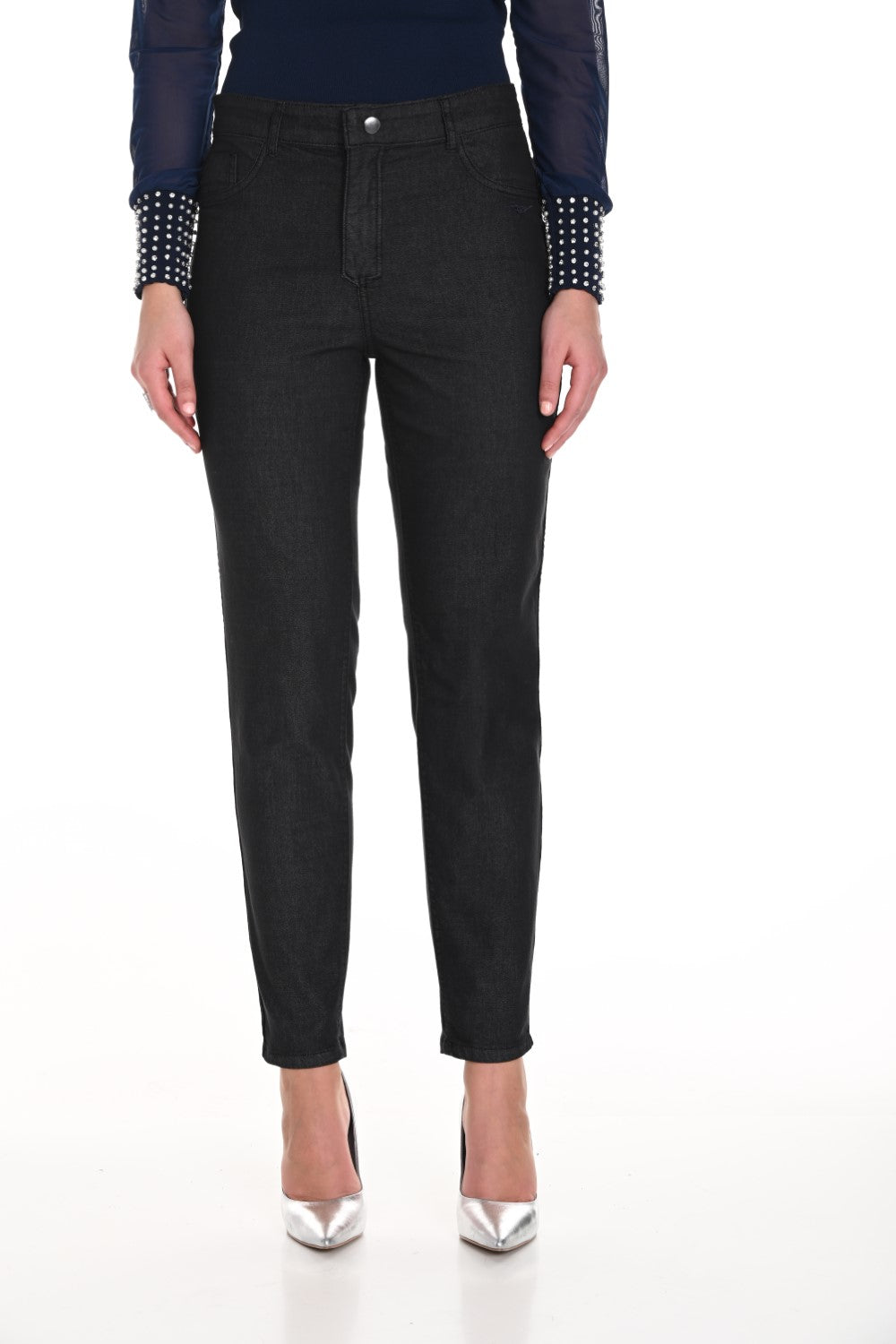 Frank Lyman Pant réversible 244629u bleu / noir