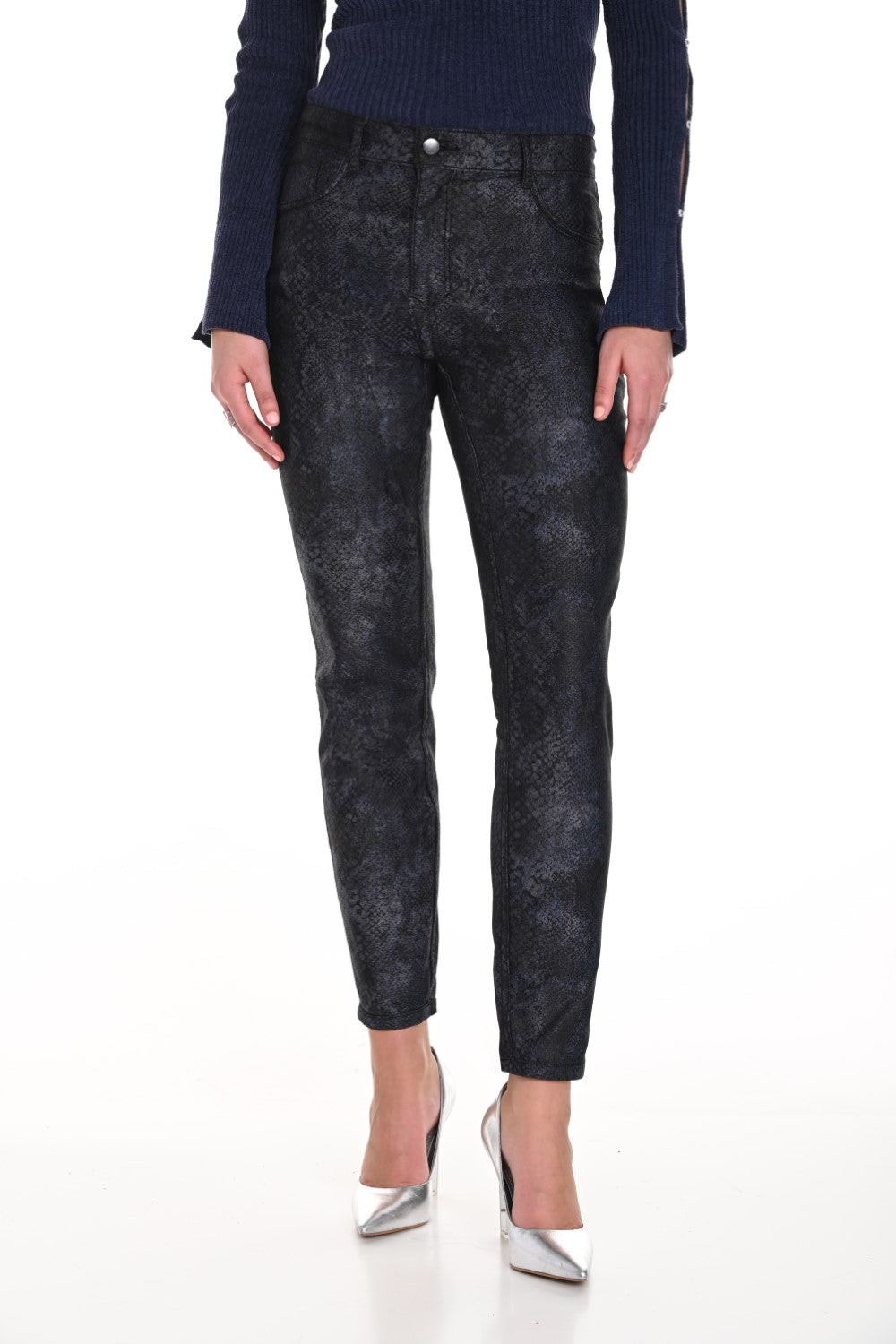 Frank Lyman Pantalón reversible 244629U azul/negro