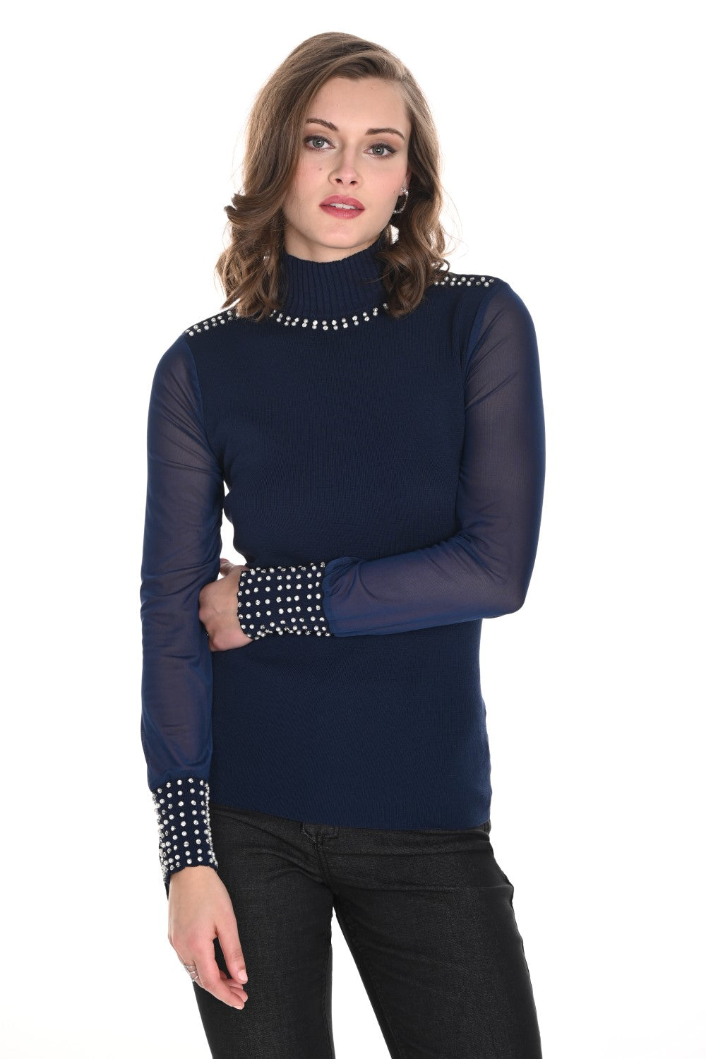 Frank Lyman Top 244675u Navy