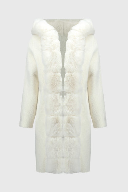 Joseph Ribkoff Sweater Coat 244929-VAN Vanilla