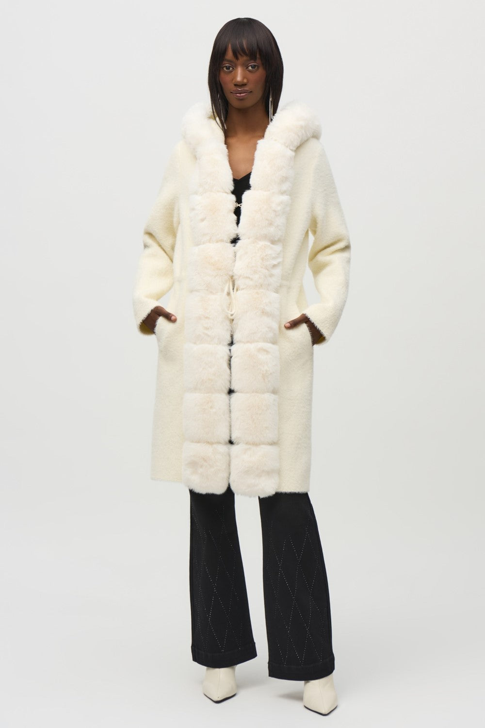 Joseph Ribkoff Sweater Coat 244929-VAN Vanilla