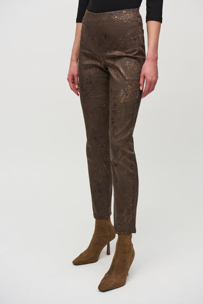 Joseph Ribkoff Pant 244945 Brown/Multi