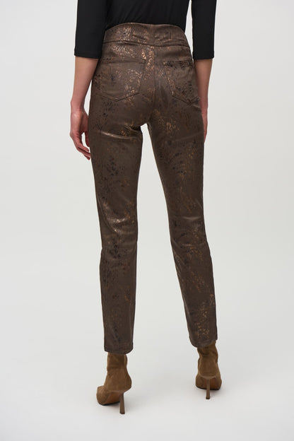 Joseph Ribkoff Pant 244945 Brown/Multi