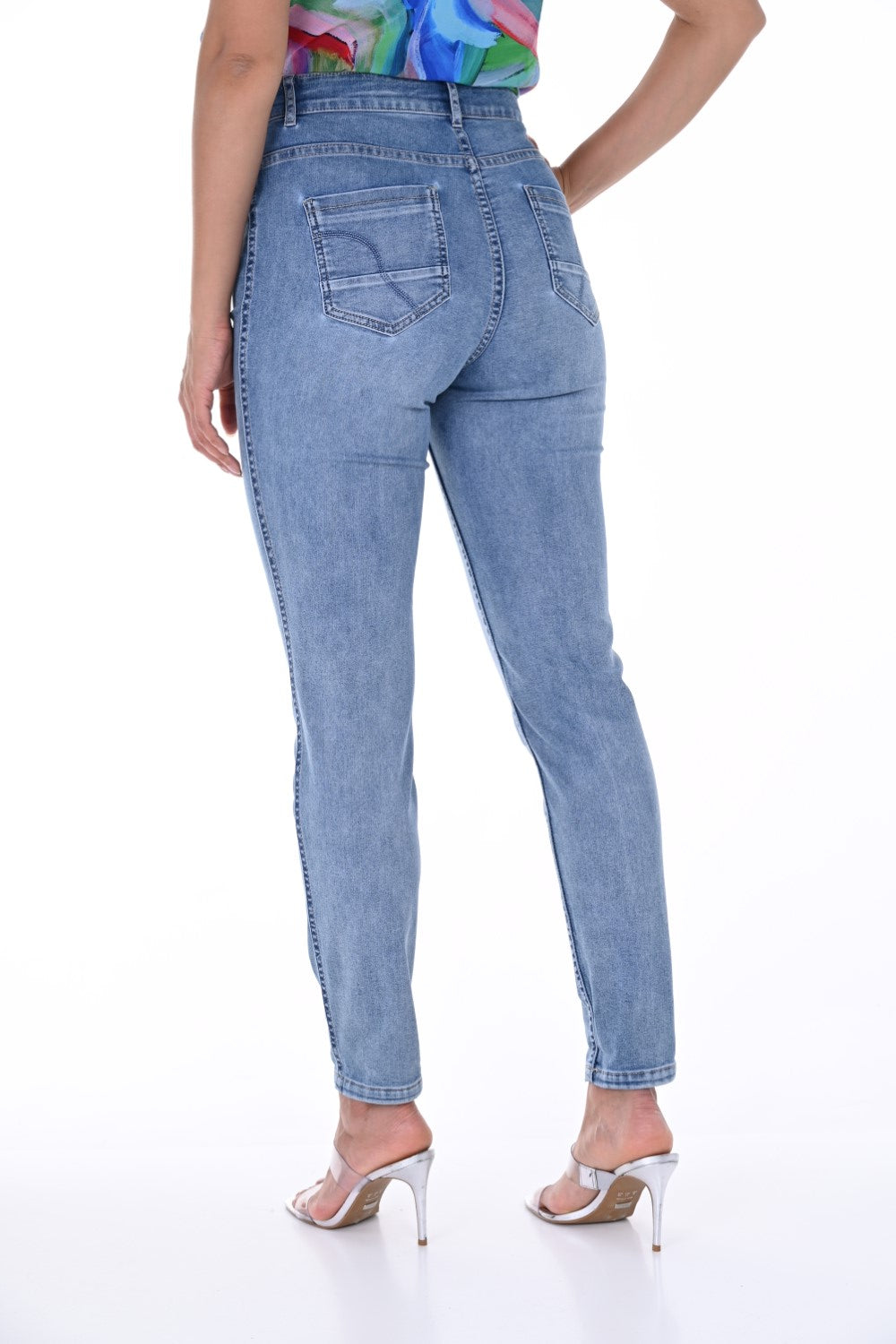 Frank Lyman Jeans reversibili 246248U Blu/Rosa