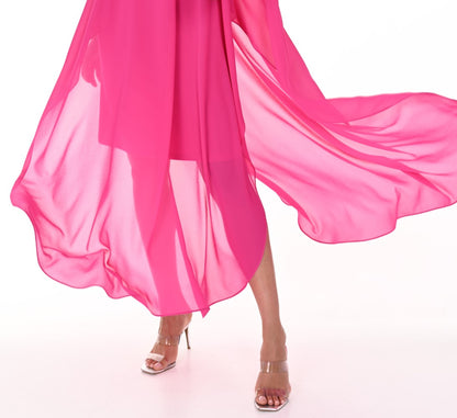 Lyman Dress 248003-BP Bright Pink