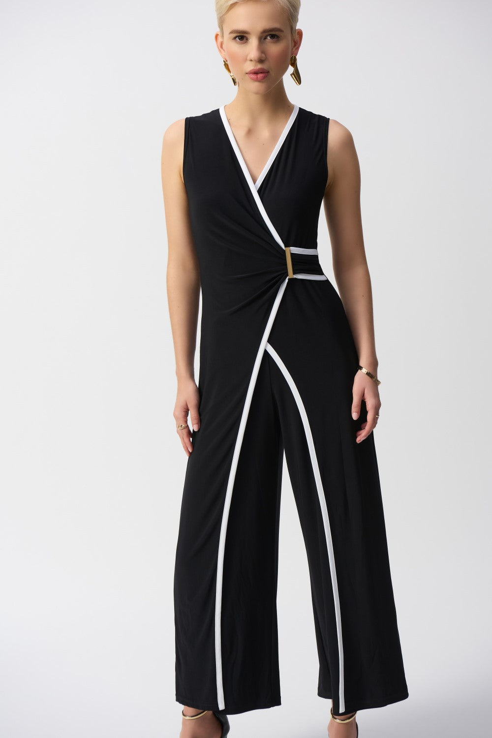 Joseph Ribkoff Jumpsuit 251048-bv negro/vainilla