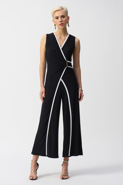 Joseph Ribkoff Jumpsuit 251048-bv negro/vainilla