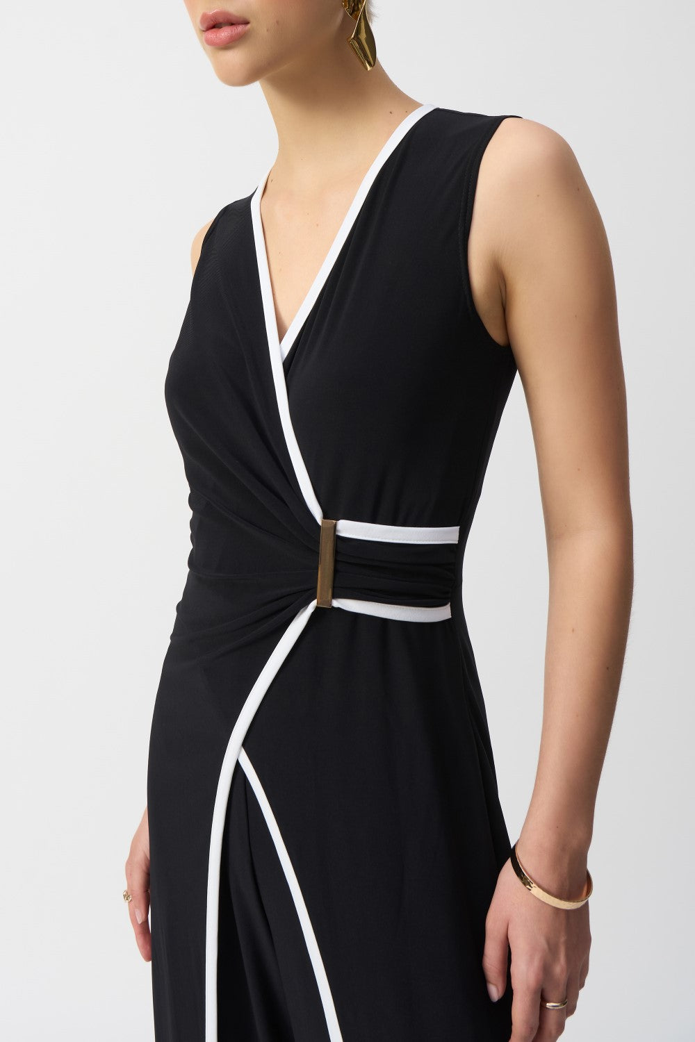 Joseph Ribkoff Jumpsuit 251048-bv negro/vainilla