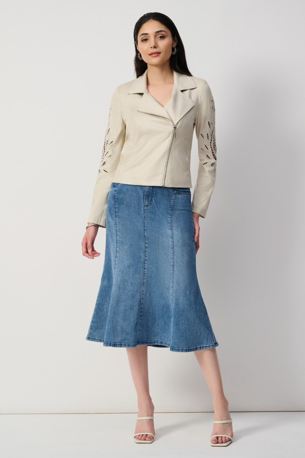 Joseph Ribkoff Skirt 251952 Vintage Blue