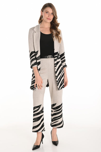 Frank Lyman Pant 253339 Beige/Black