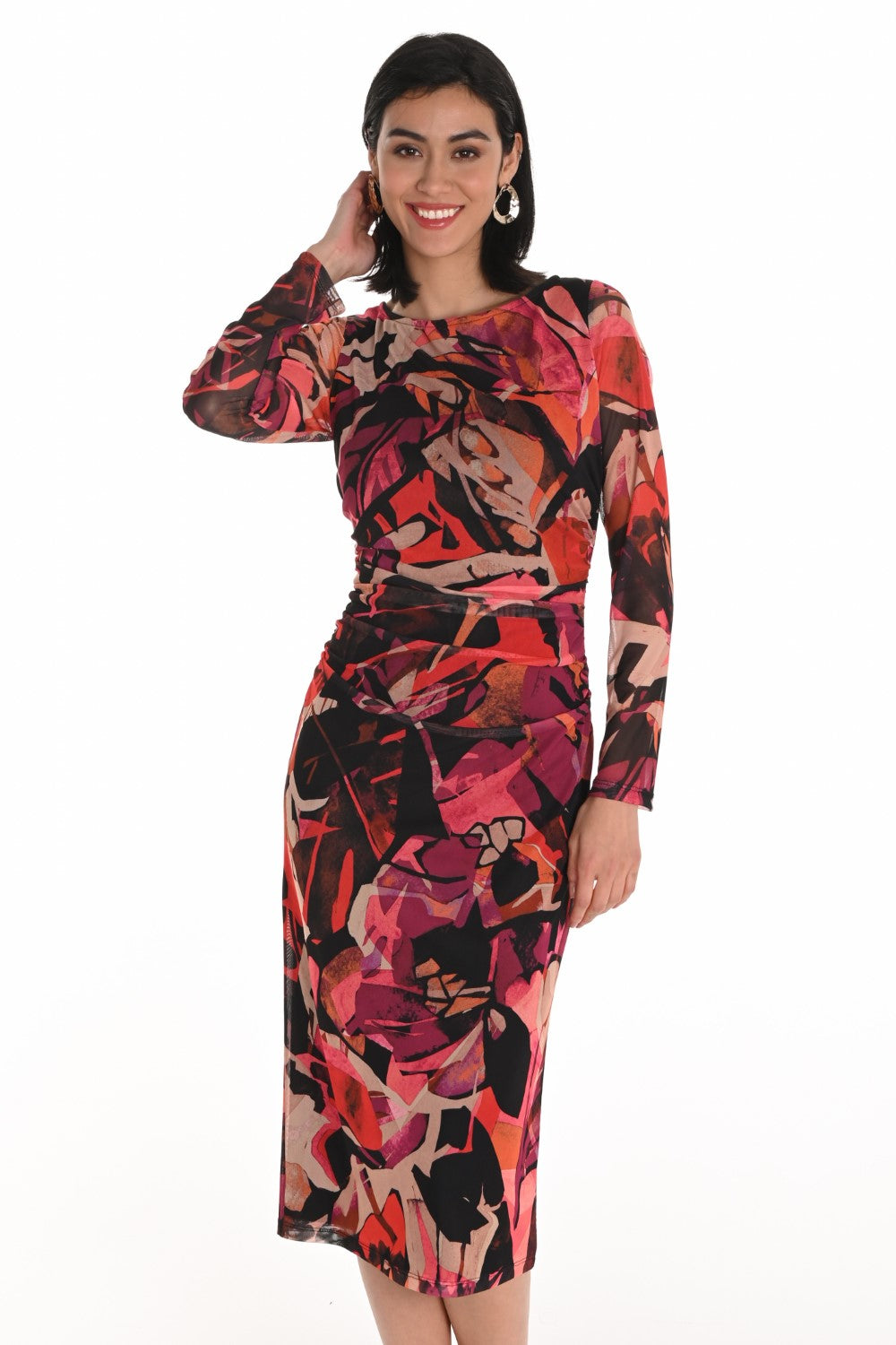 Frank Lyman Dress 253360 Begonia/Orange