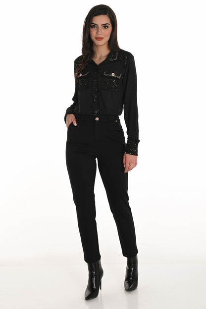Frank Lyman Pant 253731 Black