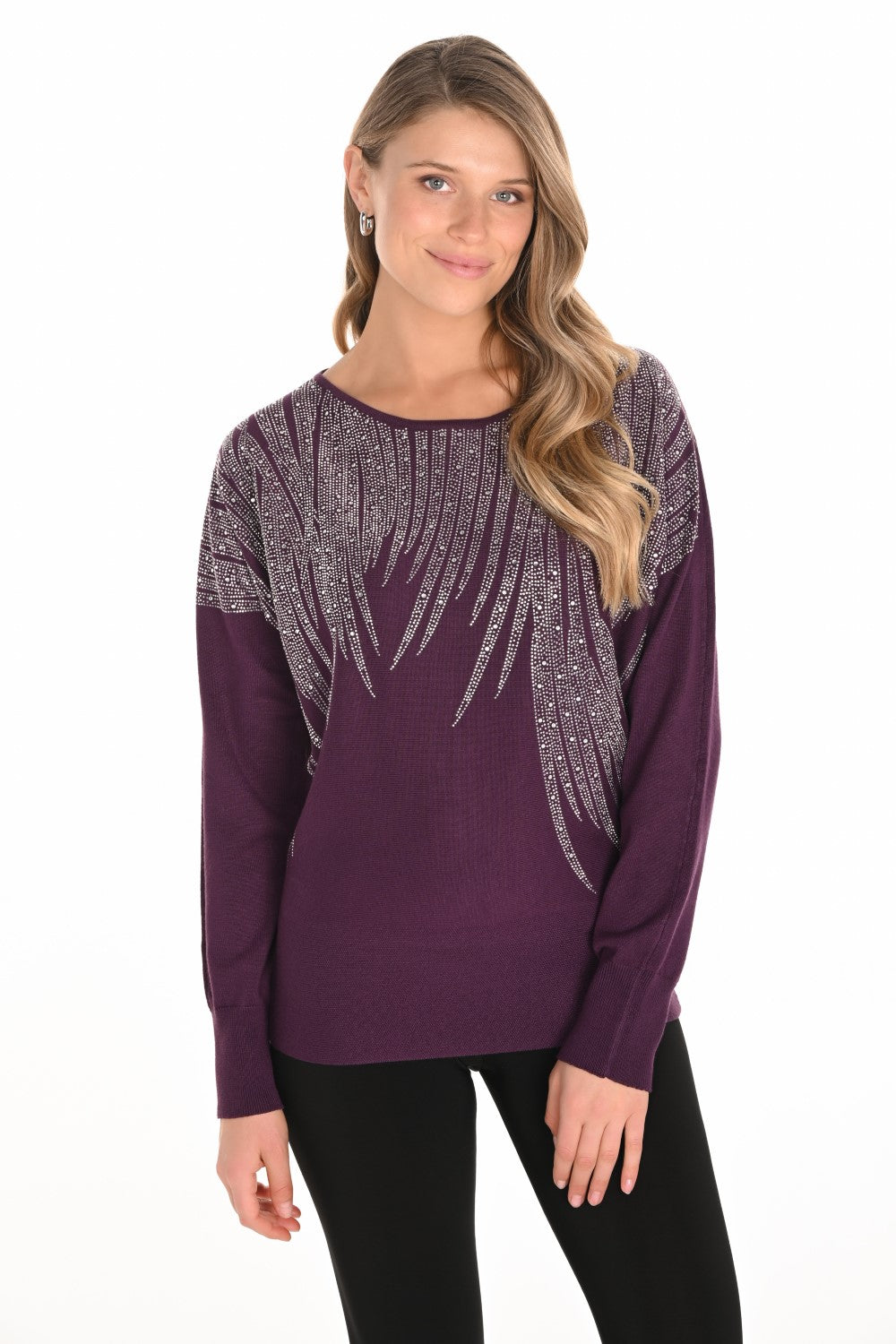 Frank Lyman Top 253772 Plum