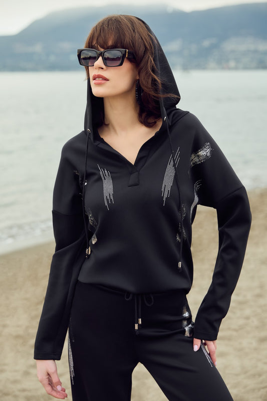 Frank Lyman Top 253776 Black