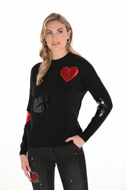 Frank Lyman Sweater 253815 Black