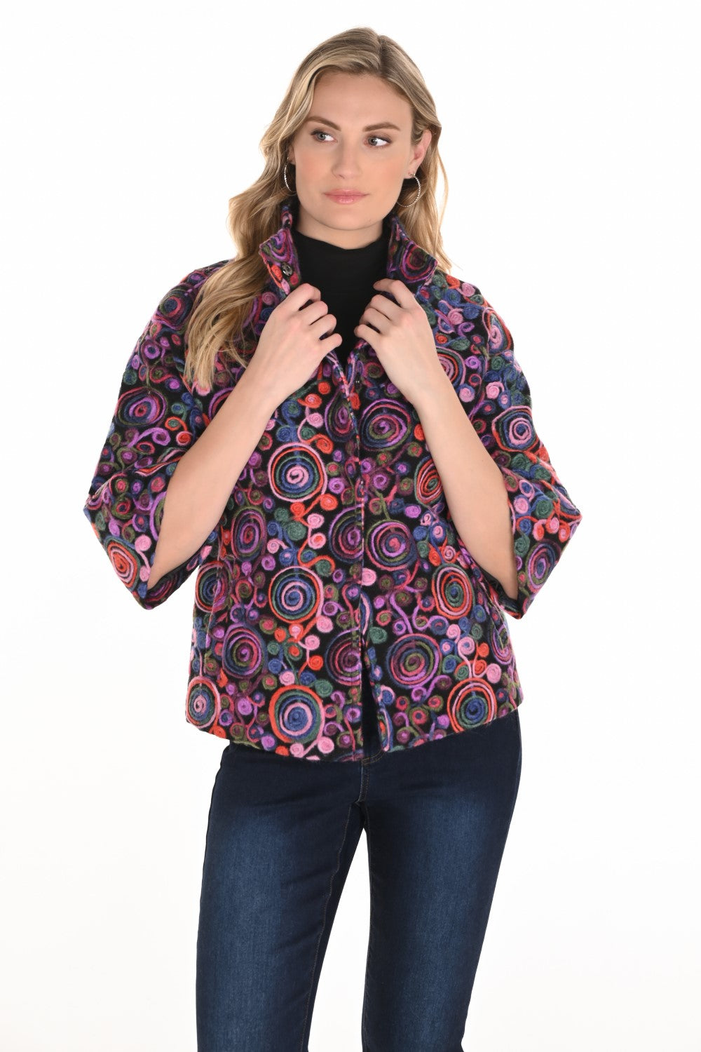 Frank Lyman Jacke 253830 Lila/Multi