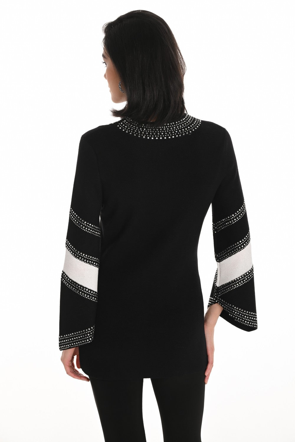 Frank Lyman Sweater 253839 Black/Off White