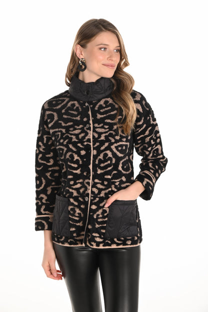Frank Lyman Jacket 253840 Black/Beige
