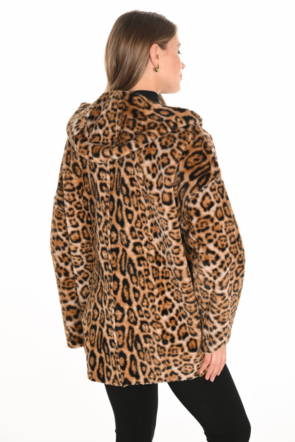 Frank Lyman Jacket 253873 Black/Leopard