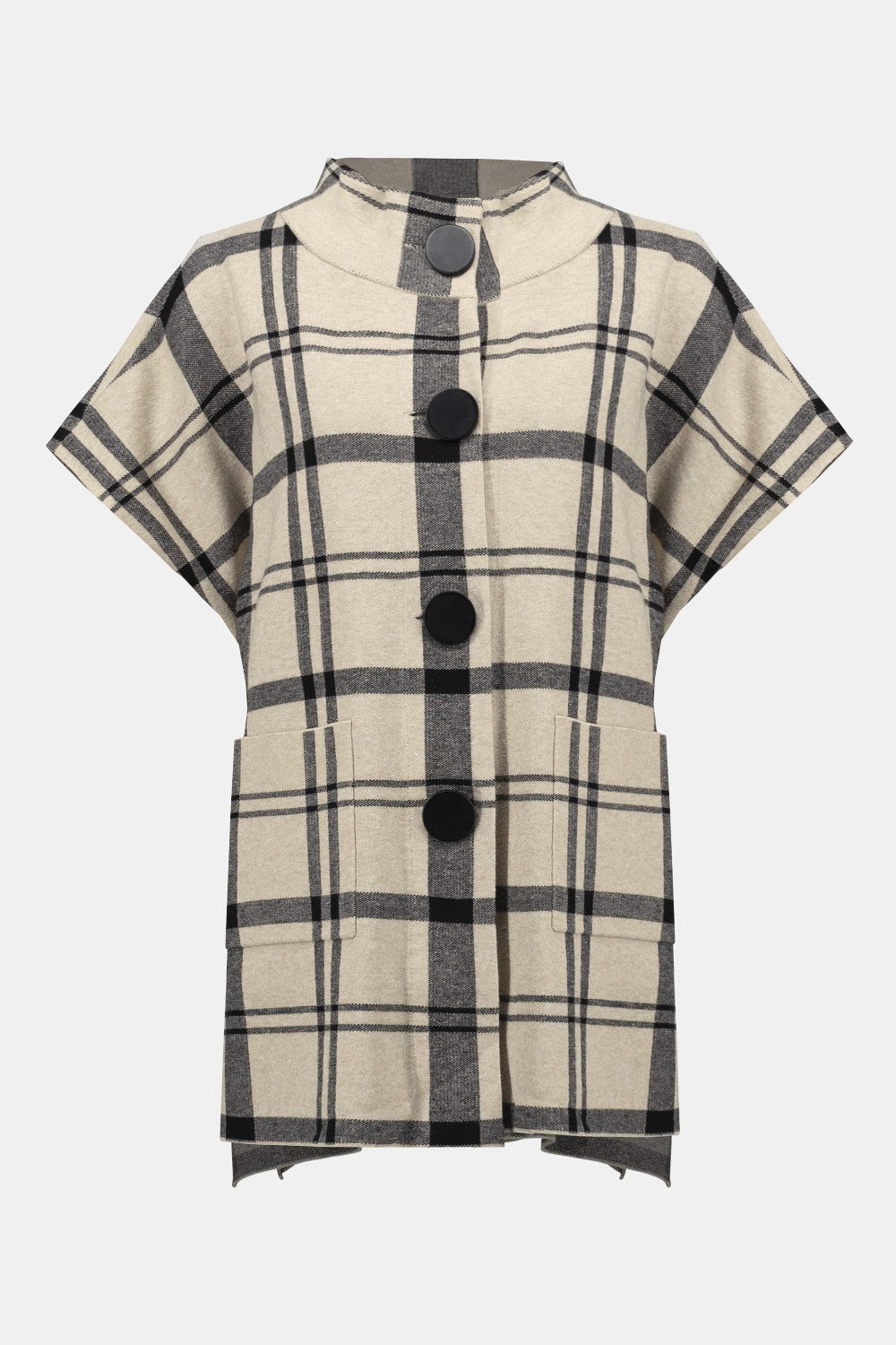 Joseph Ribkoff Poncho 253903 Champagne/Black