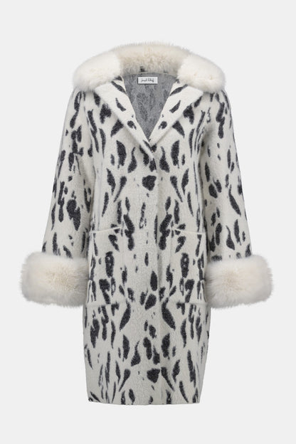 Joseph Ribkoff Coat 253904 Winter White/Black