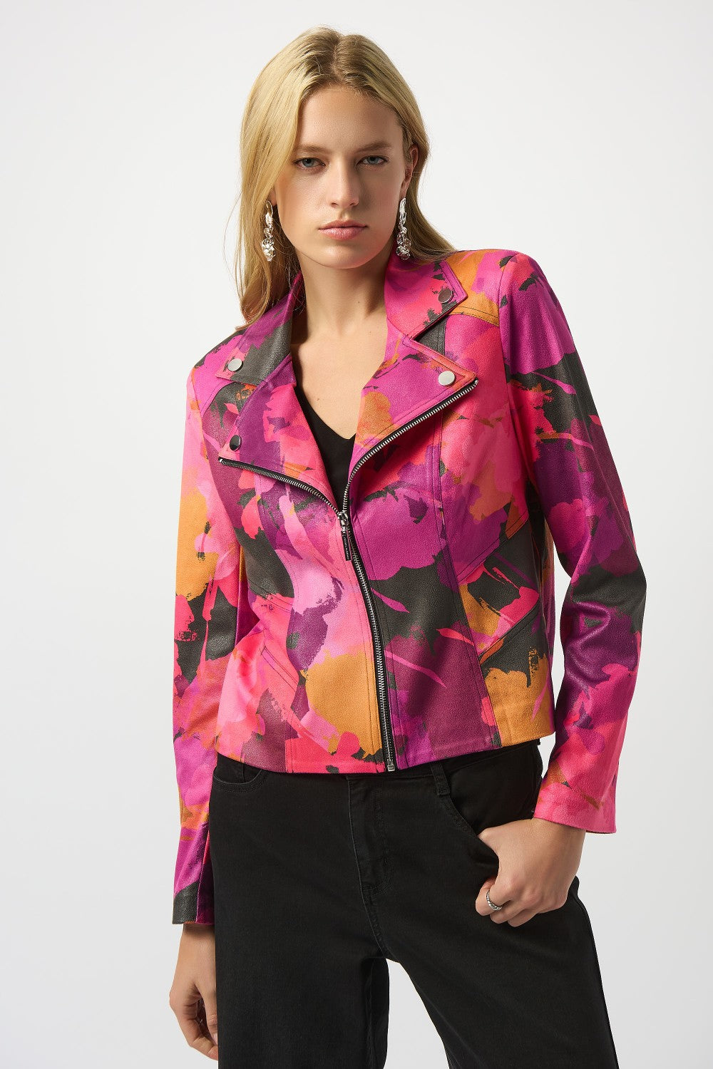 Jospeh Ribkoff Jacket 253954 Black/Multi