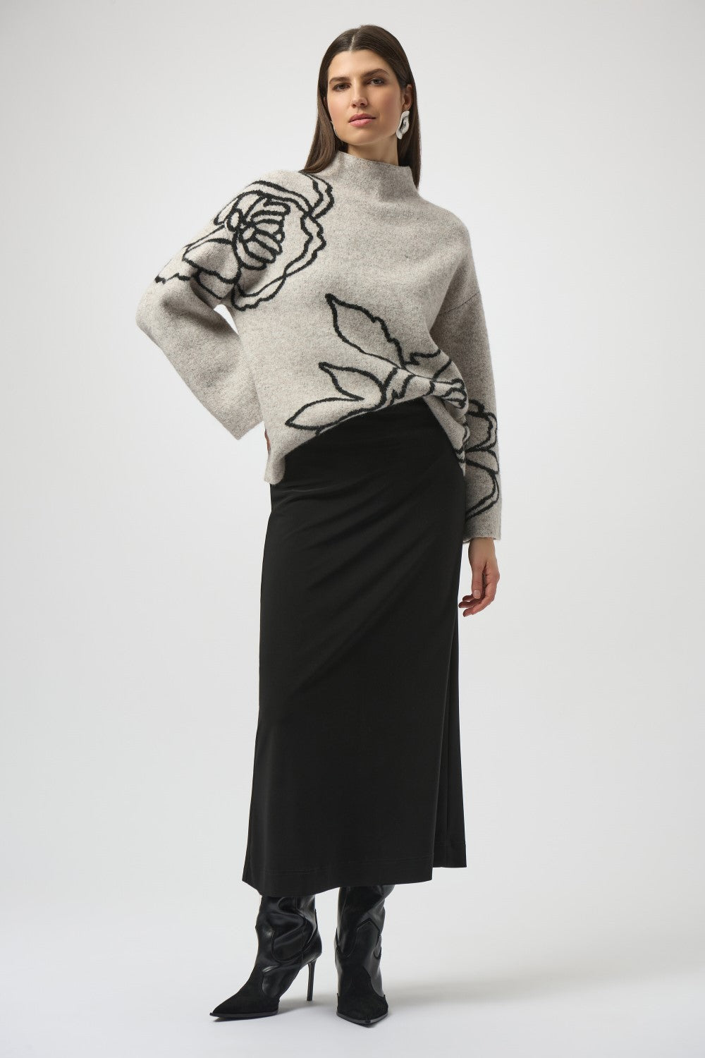 Joseph Ribkoff Skirt 254018 Black – Belle Mia Boutique