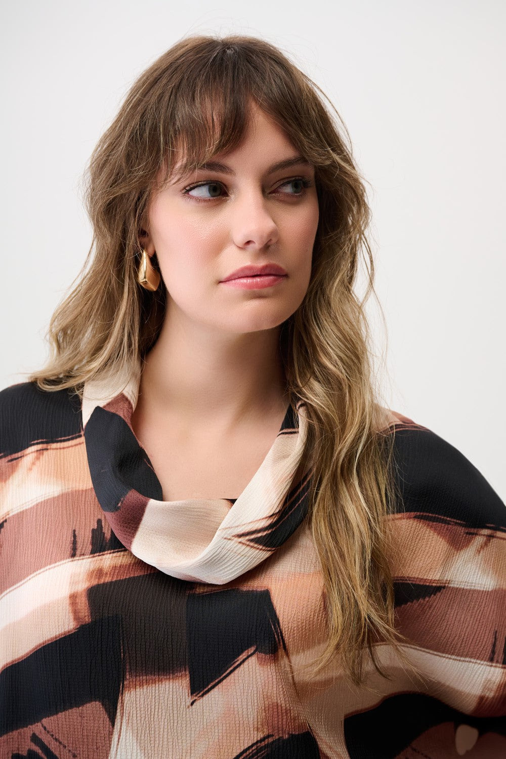 Joseph Ribkoff Tunic 254216 Black/Brown