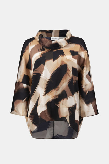 Joseph Ribkoff Tunic 254216 Black/Brown