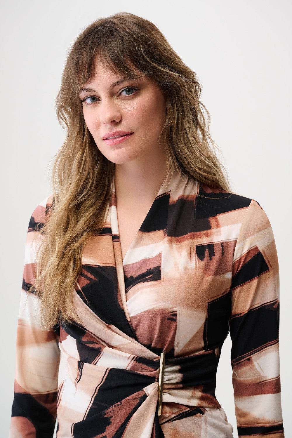 Joseph Ribkoff Top 254218 Black/Brown