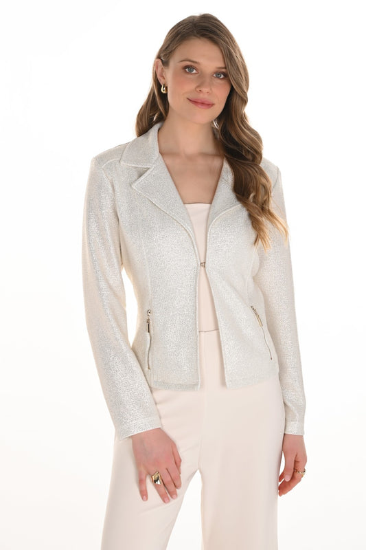 Frank Lyman Jacket 254350 Winter White/Gold