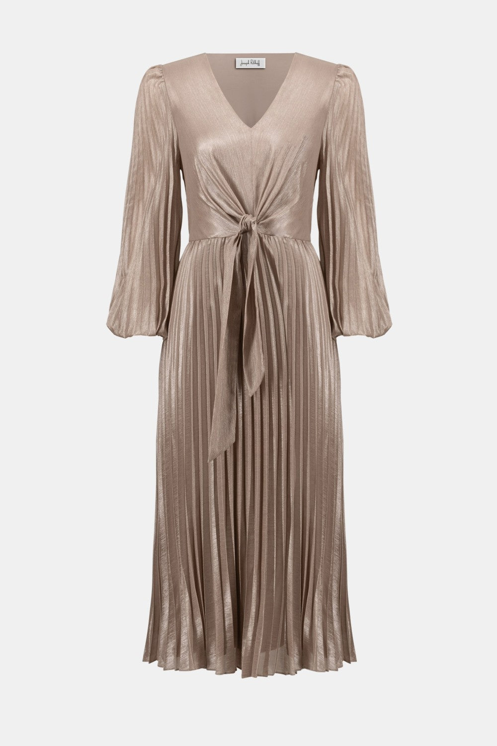 Joseph Ribkoff Dress 254728 Taupe/Silver