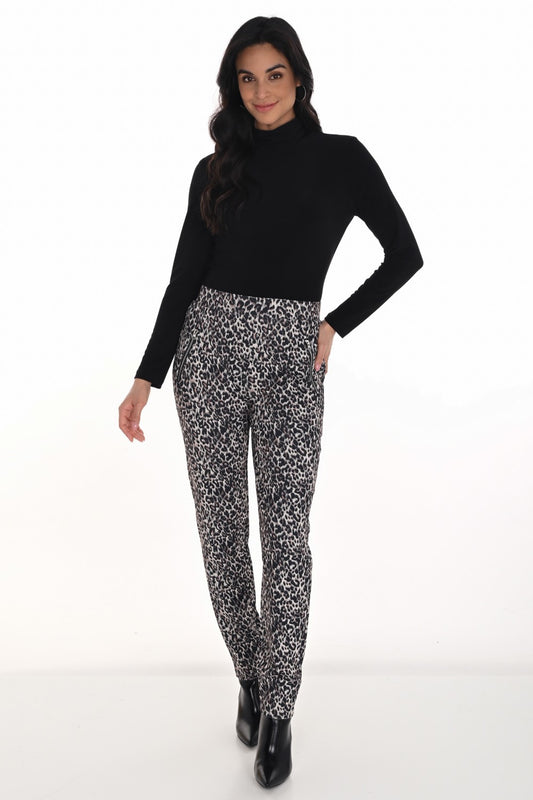 Frank Lyman Pant 254900 Black/Beige