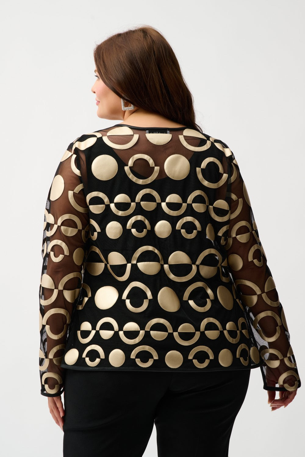 Joseph Ribkoff Jacket 254923 Gold/Black