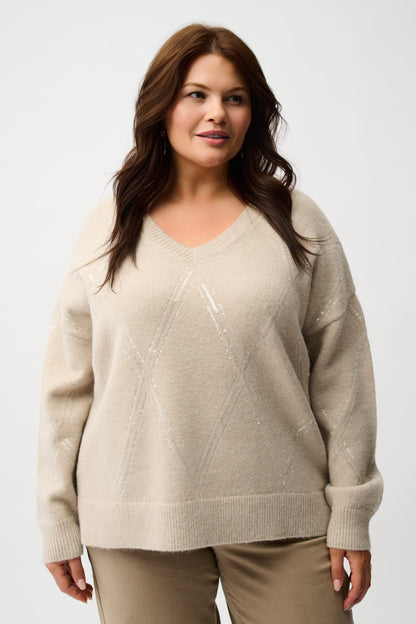 Joseph Ribkoff Sweater 254949 Oyster