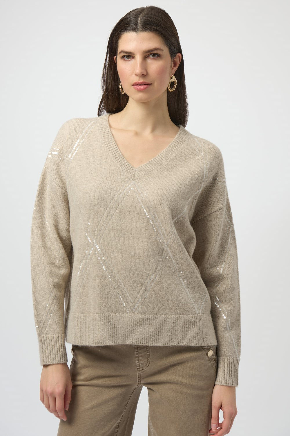 Joseph Ribkoff Sweater 254949 Oyster