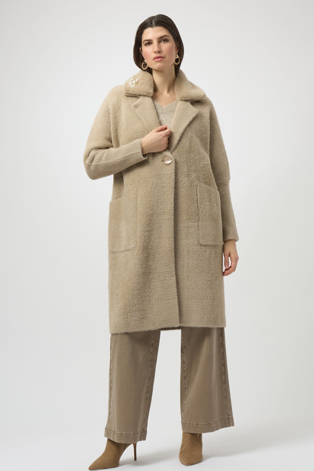Joseph Ribkoff Coat 254954 Fawn