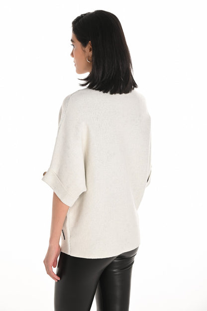 Frank Lyman Top 254969 Off White/Black