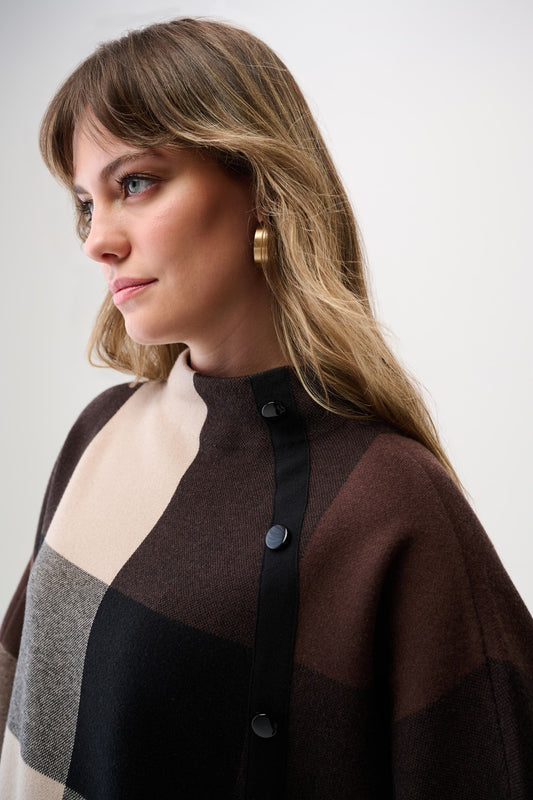 Joseph Ribkoff Sweater 254976 Mocha/Black