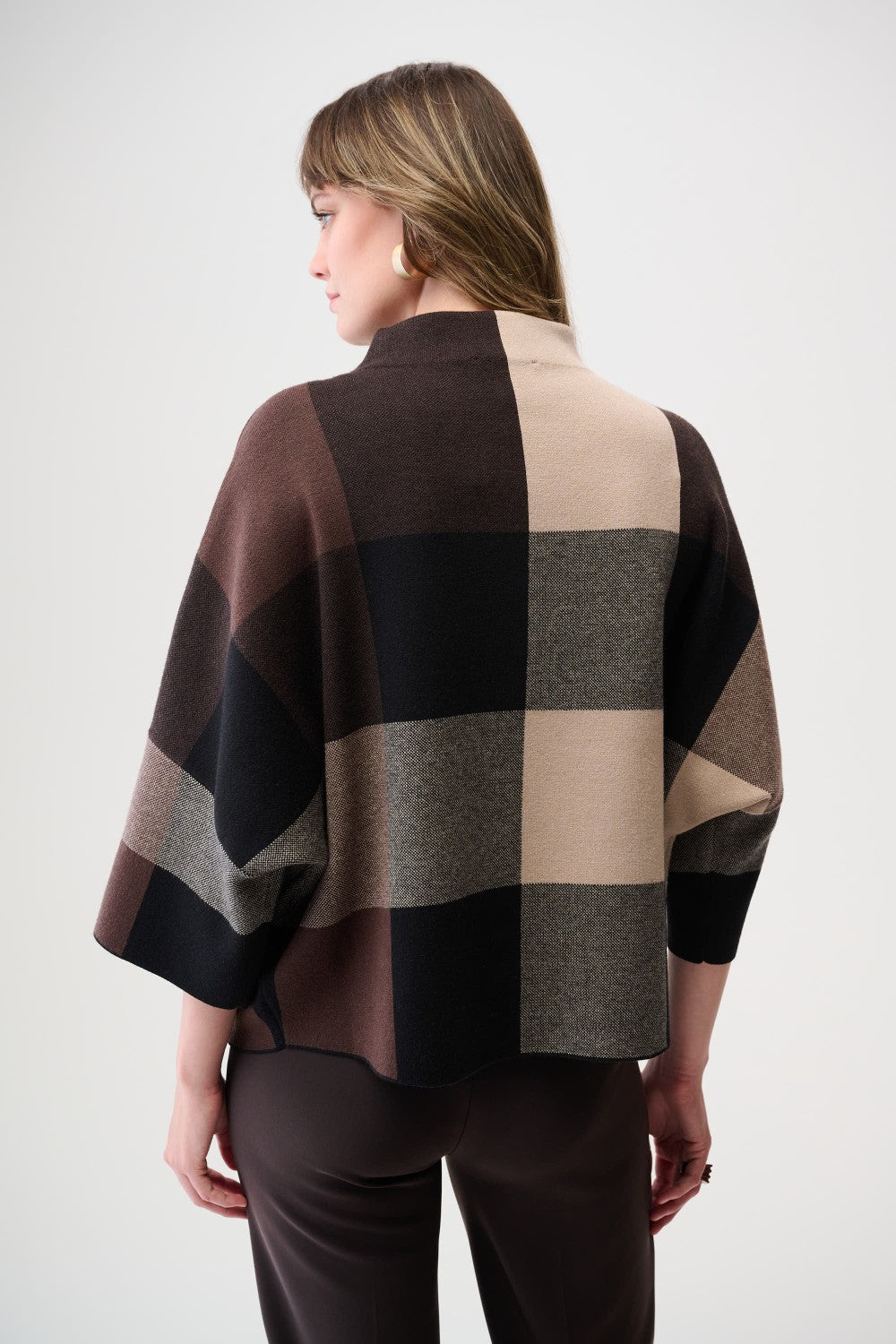 Joseph Ribkoff Sweater 254976 Mocha/Black