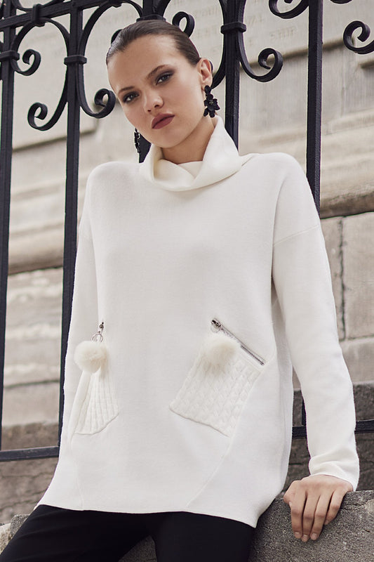 Frank Lyman Pullover 254987 Winter White