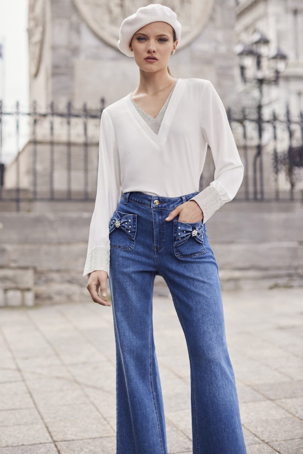 Frank Lyman Top 254989 Off White