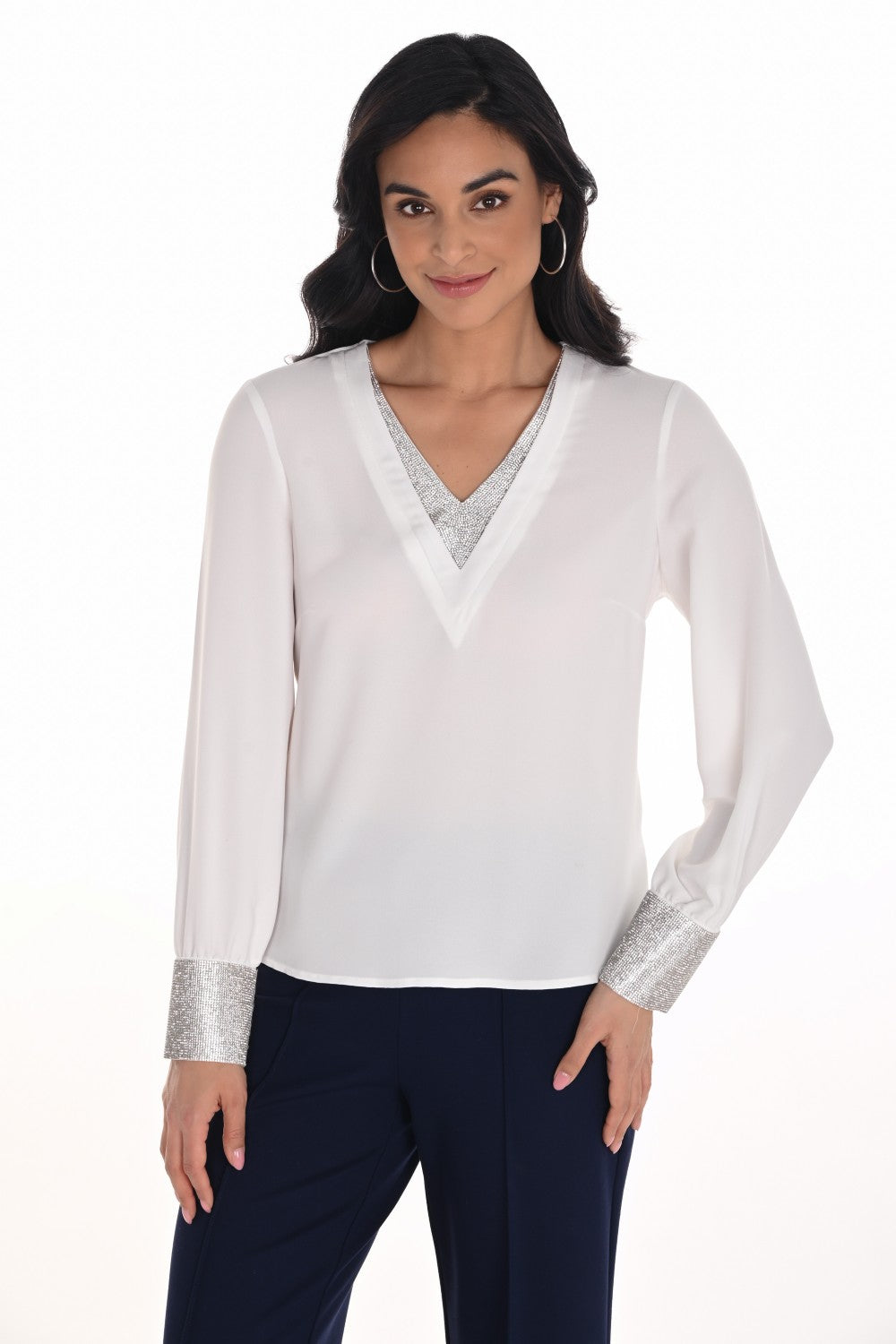 Frank Lyman Top 254989 Off White