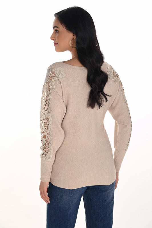 Frank Lyman Sweater 254994 Beige