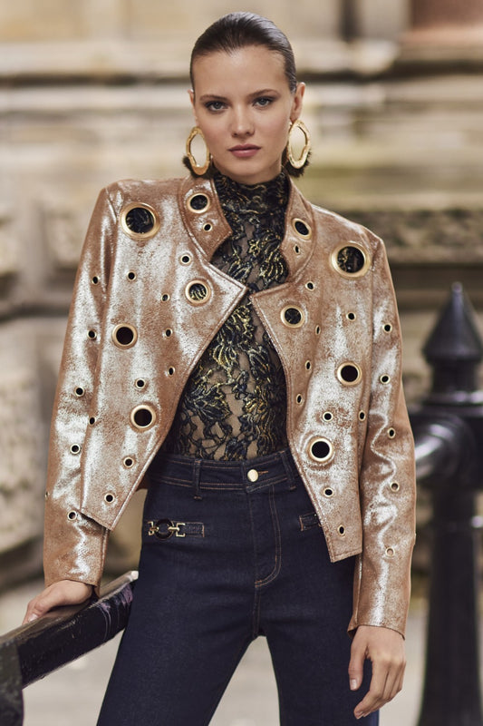 Frank Lyman Jacket 254997 Cognac/Gold