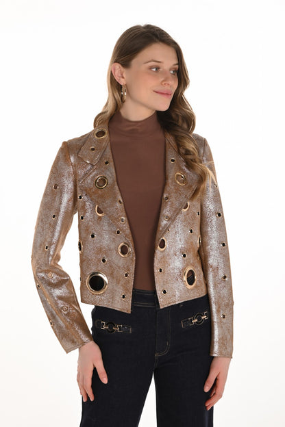 Frank Lyman Jacket 254997 Cognac/Gold