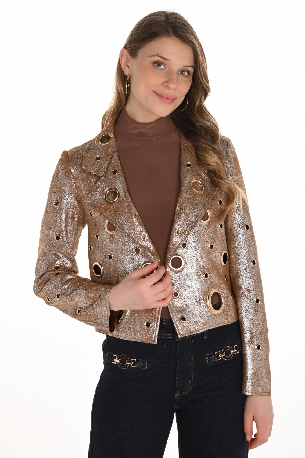 Frank Lyman Jacket 254997 Cognac/Gold